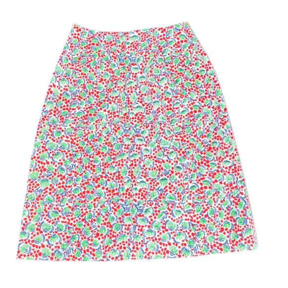 Vintage The Lilly Lilly Pulitzer Bright A-line skirt | Size 6 - Picture 2 of 8